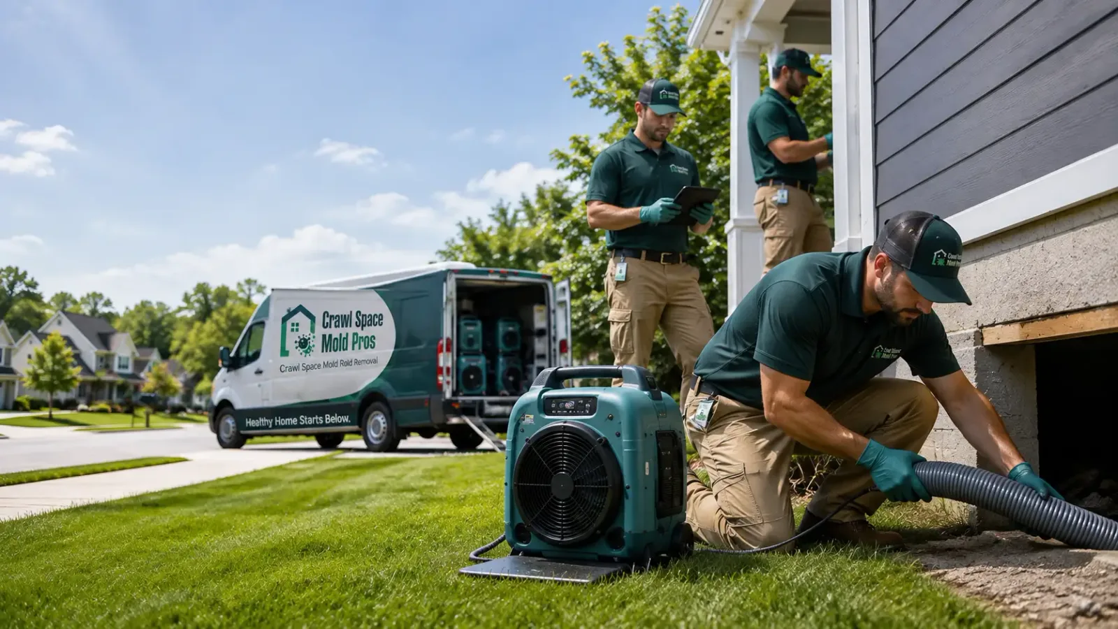 Crawl Space Mold Removal in West Augusta, VA
